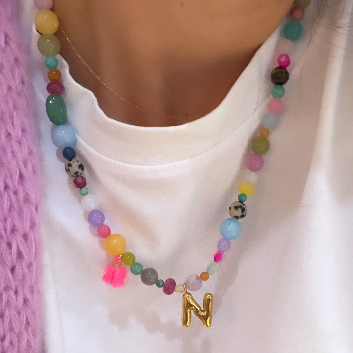 Candy Circus – Bunte Edelstein Halskette & Armband
