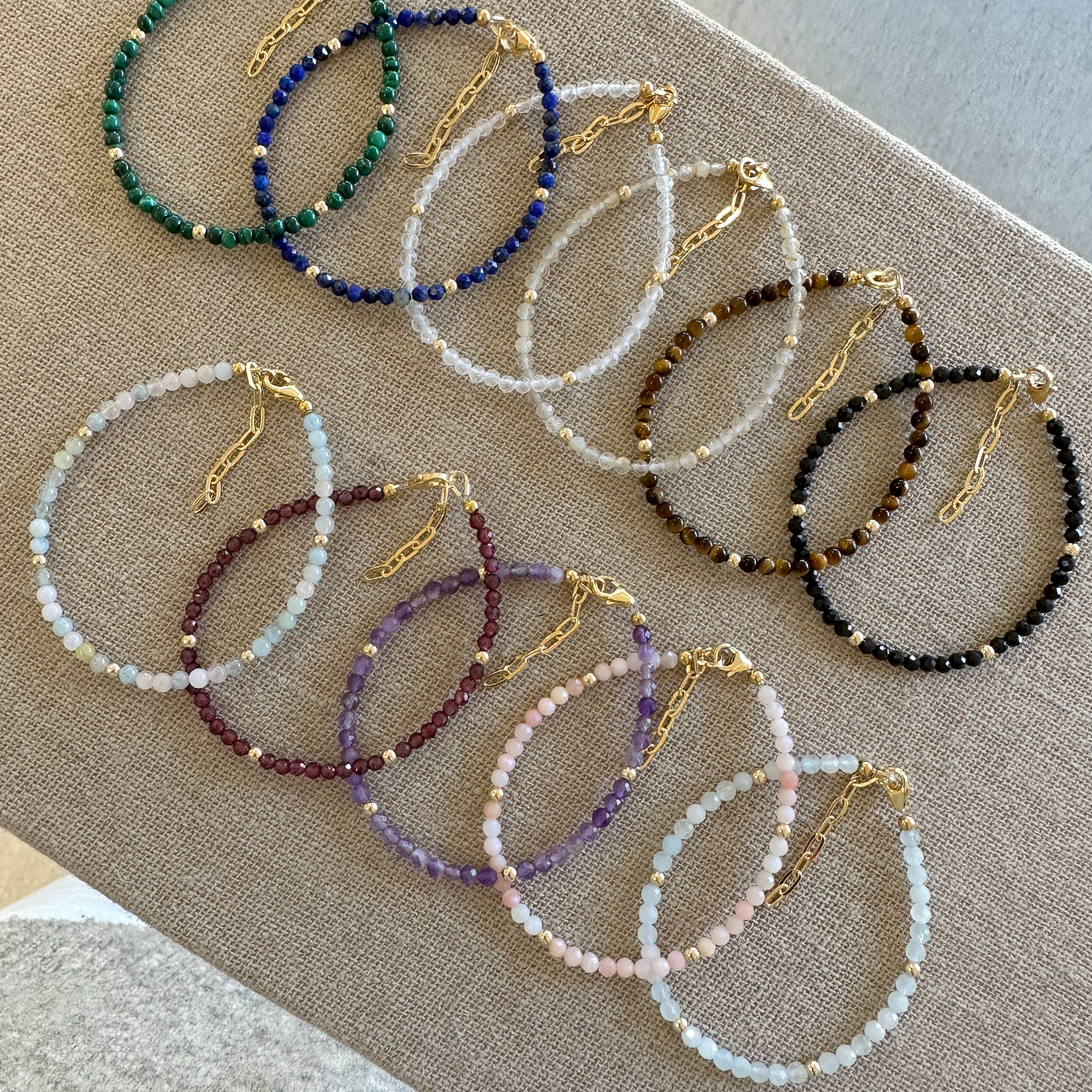 Edelstein-Armband – in verschiedenen Heilstein Varianten