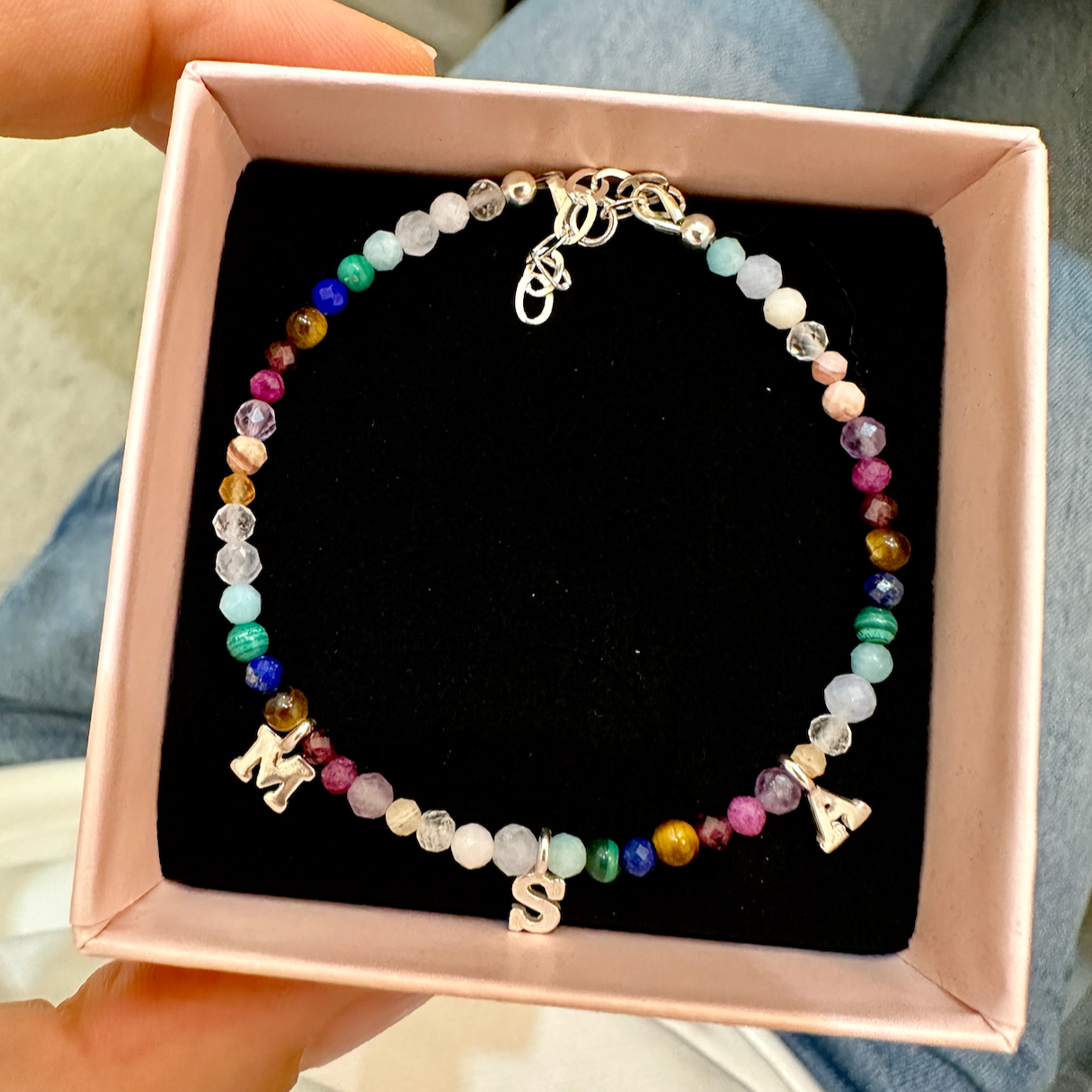 Rainbow – Edelstein-Armband