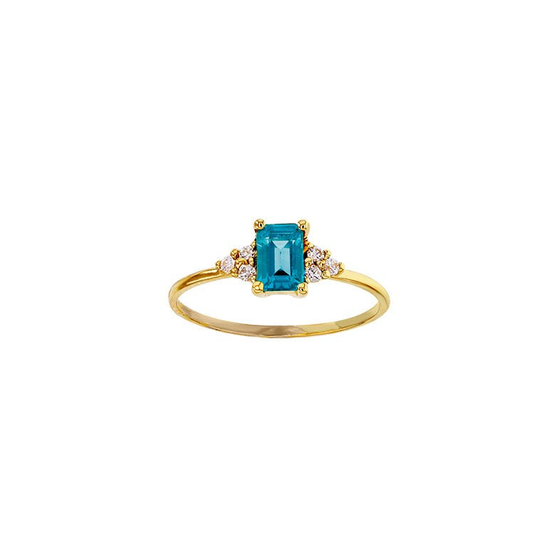 Topaz Diamant Ring