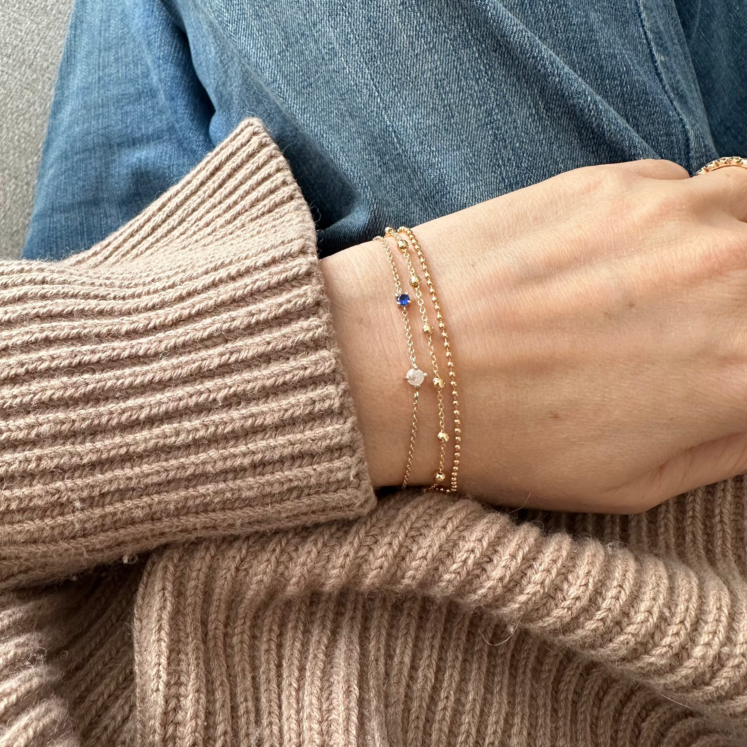 Lala – Kugel Armband gold