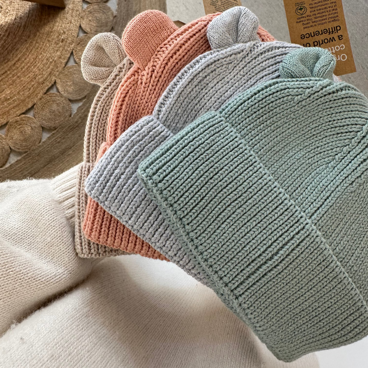 The Bear – Kindermütze Organic Cotton