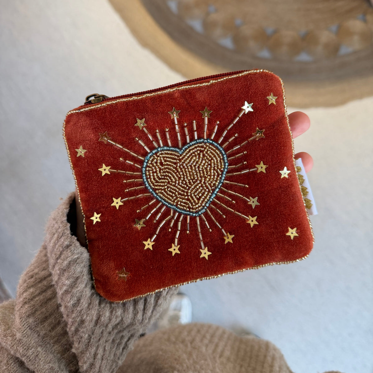Magic Heart – Samt Pouch