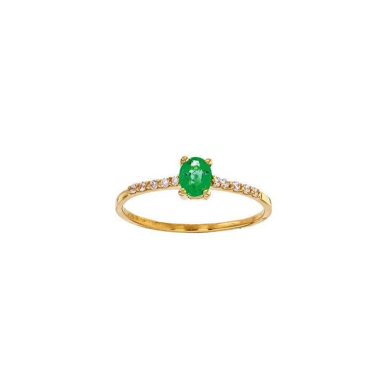 Smaragd Diamant Ring