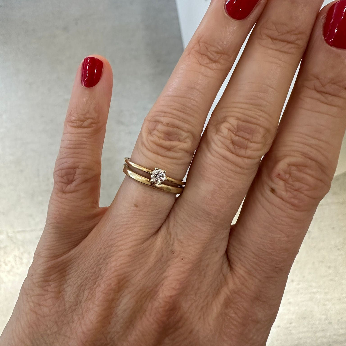 The One – Solitär Diamant Ring