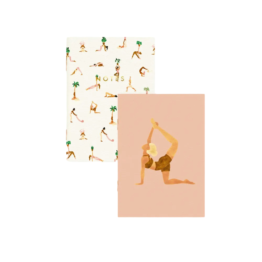Yoginis – Buntes Notizbuch (hinten)