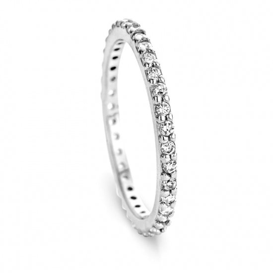 Memory - zarter Ring mit endlosen Zirkoniasteinen