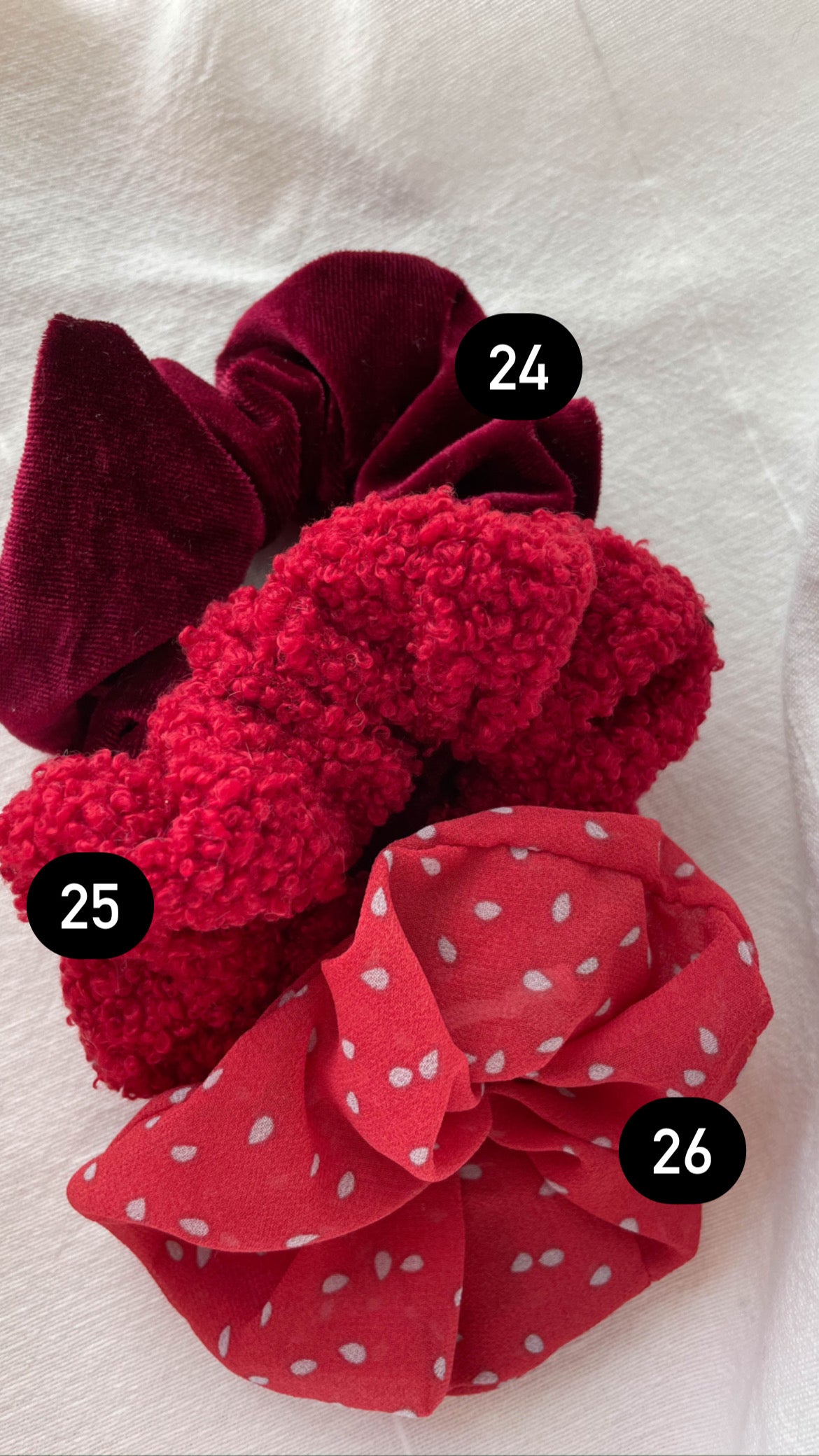 Scrunchies - Haarbänder (bunte Auswahl)