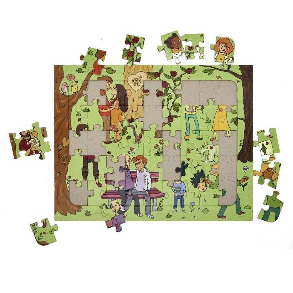 Puzzle für die Vielfalt