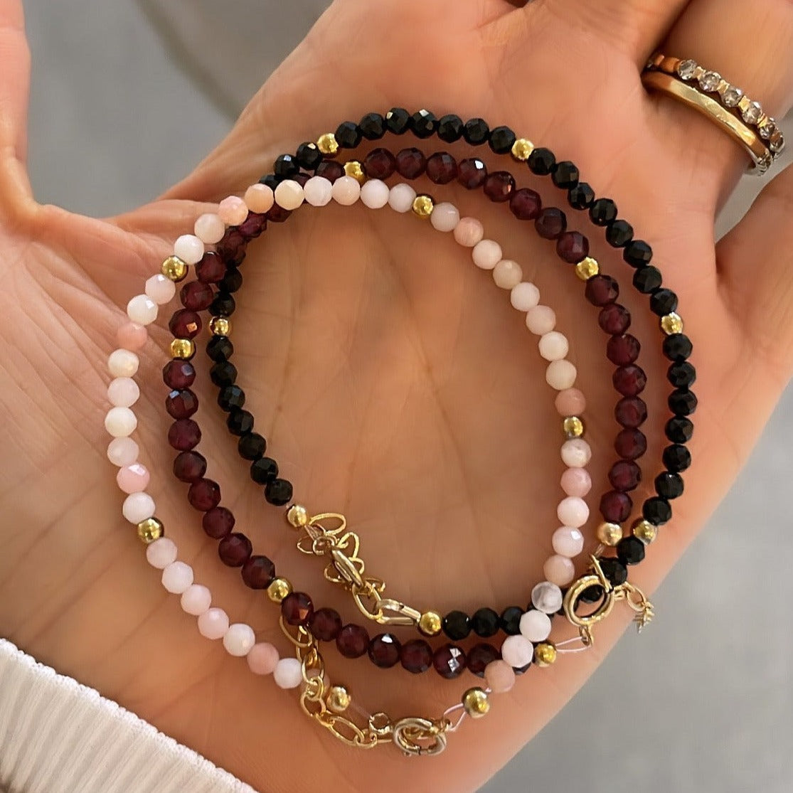 Edelstein-Armband – in verschiedenen Heilstein Varianten