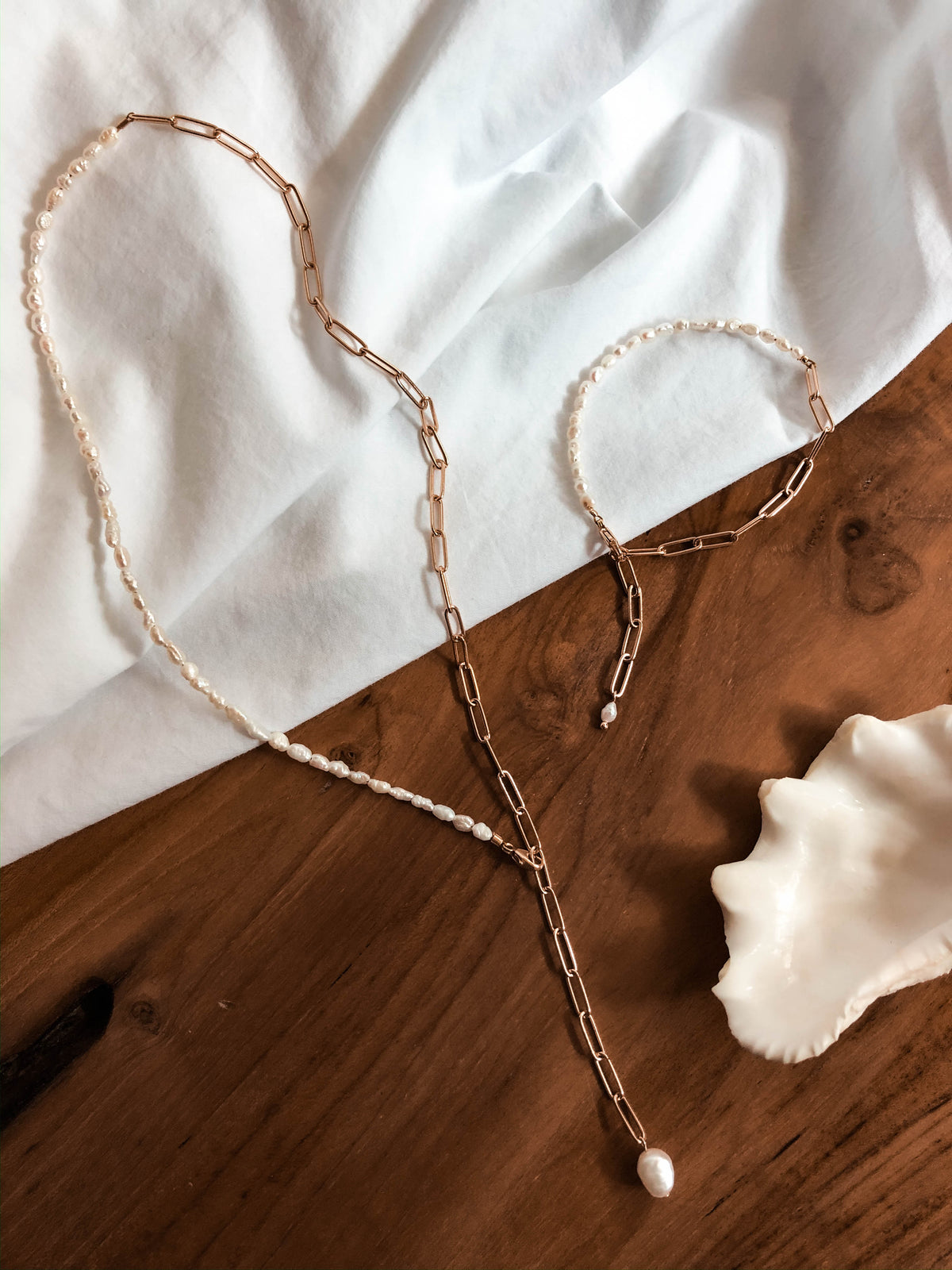 Daisy - Süßwasserperlen-Gliederarmband