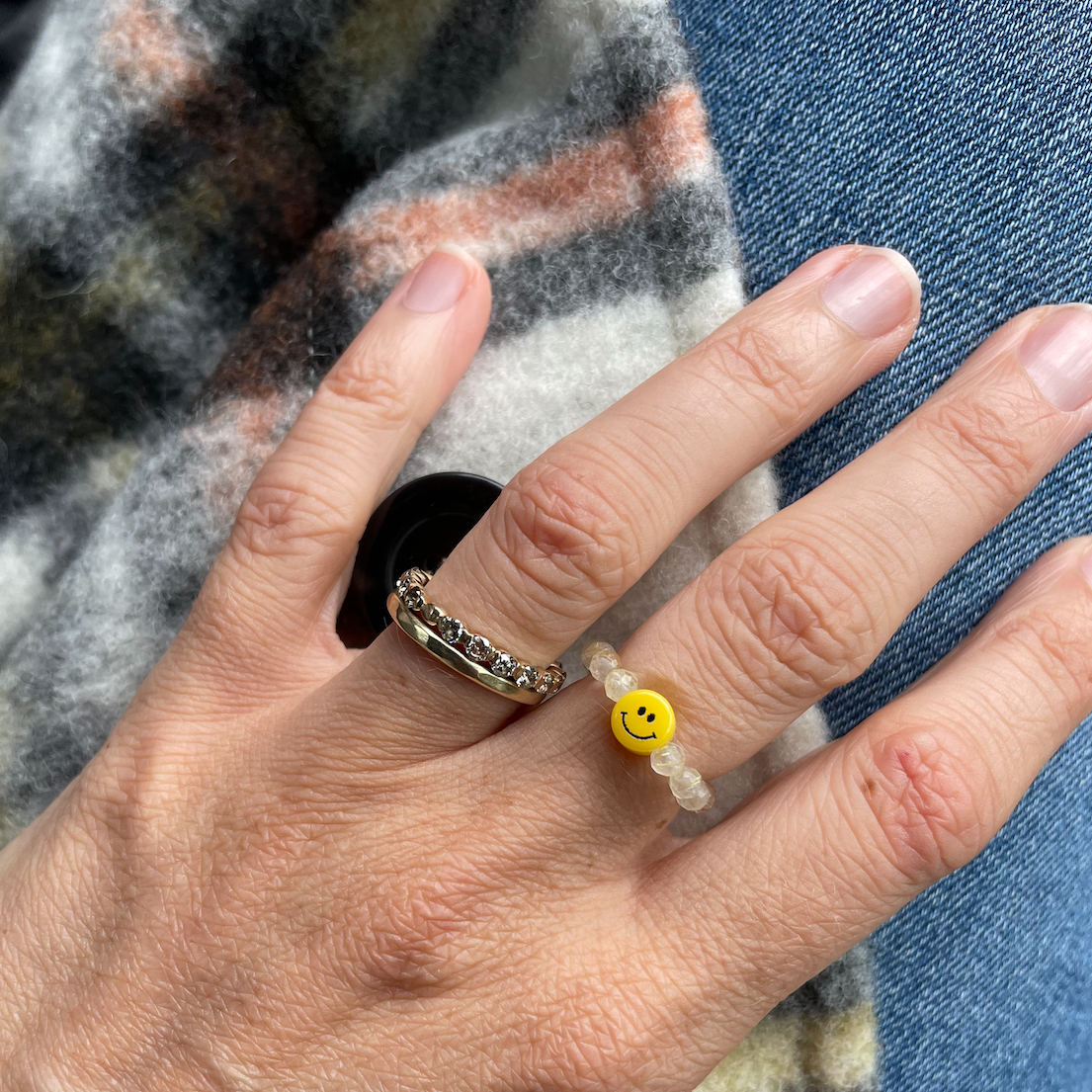 Polly – Smiley Ring in 2 Varianten