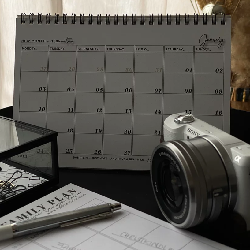 Tischkalender - Jahr 2022