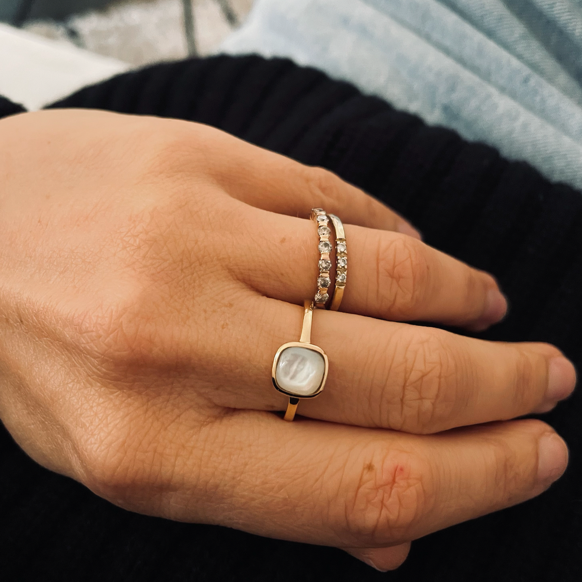 La Mer Perlmutt Ring