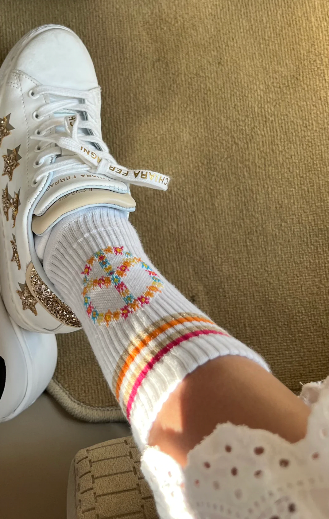 Flower Peace Socks KIDS+ADULTS