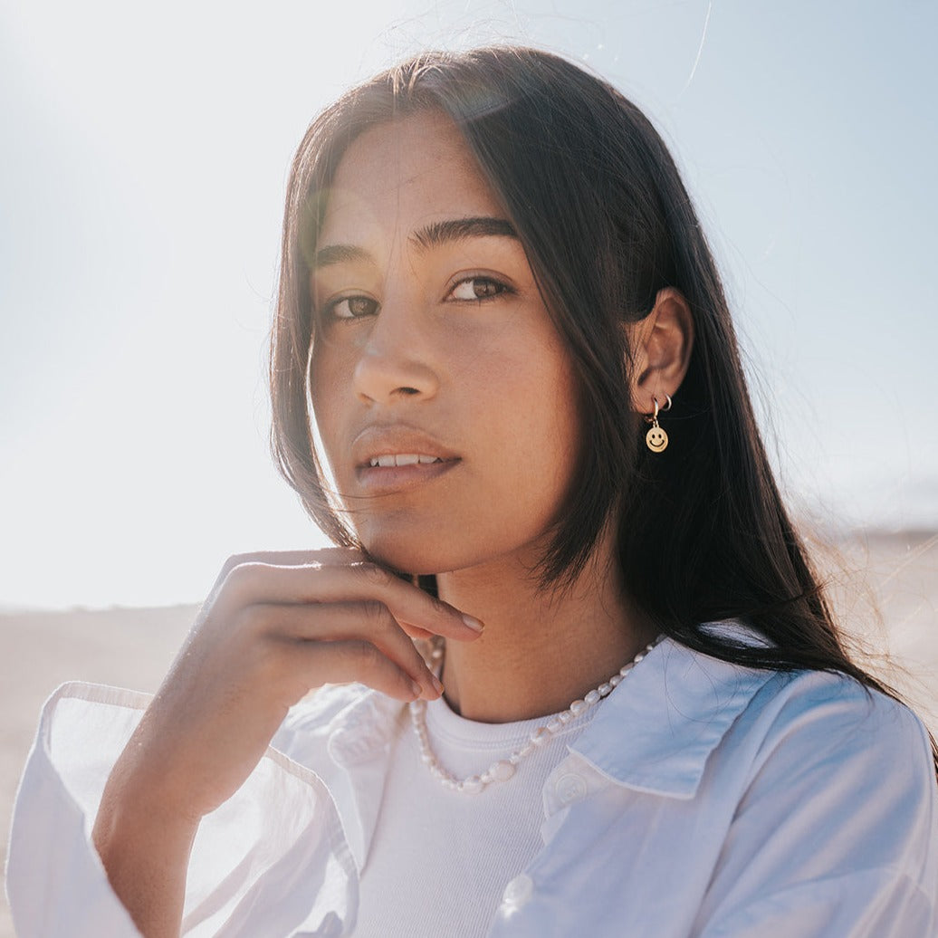 The Fun - Mini-Hoop Ohrringe/ Halskette