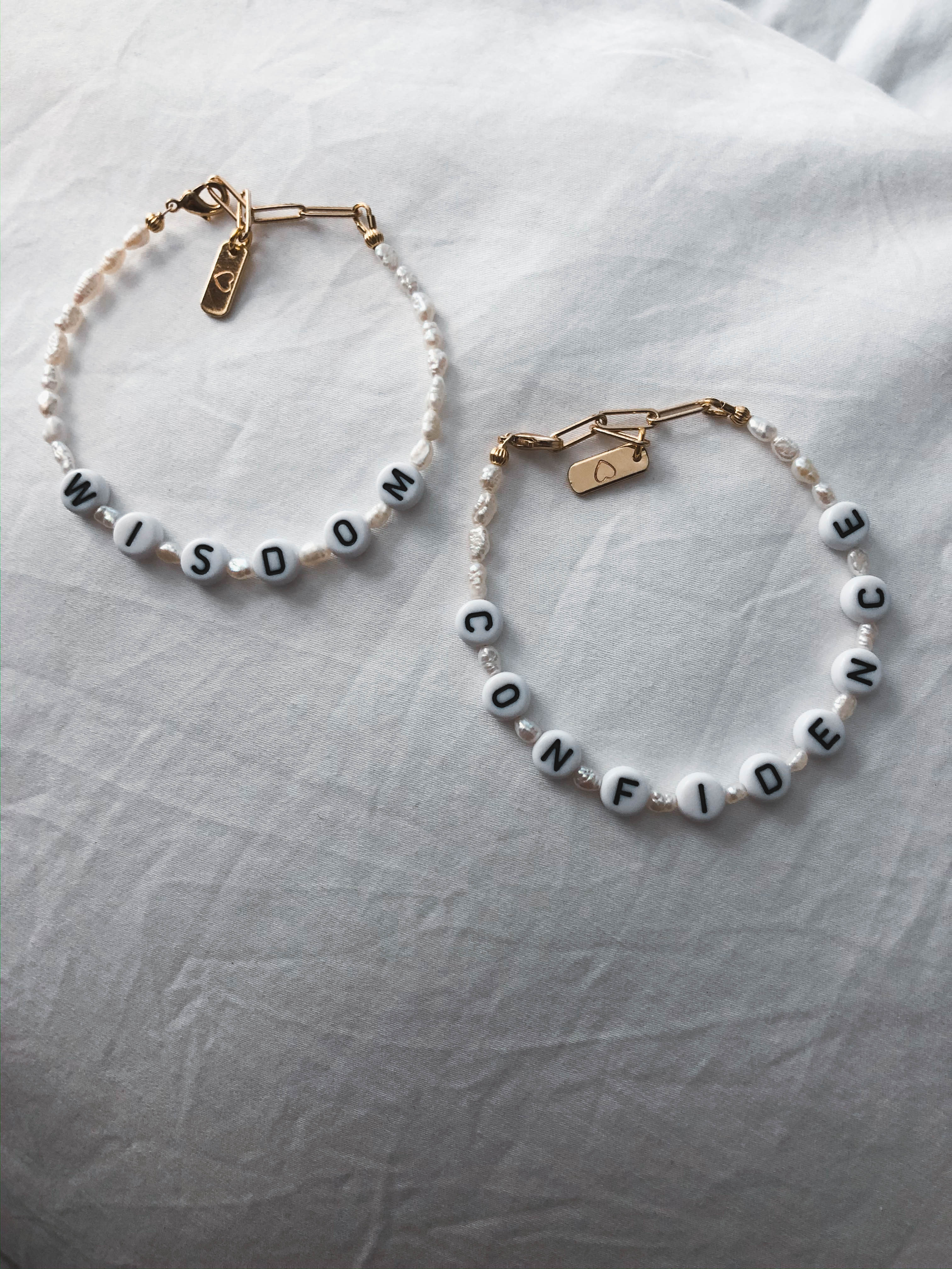 Hope - Süßwasserperlen-Armband