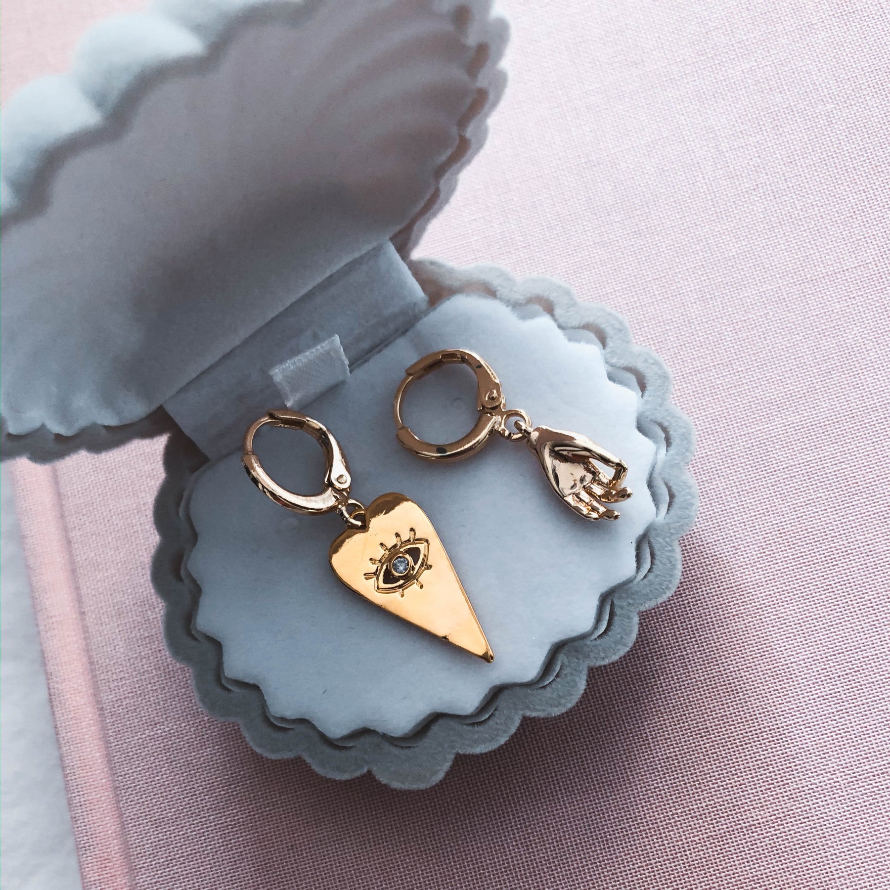 Trust & Trés Bien - 2x Mini-Hoop Ohrringe Mix&Match gold oder silber