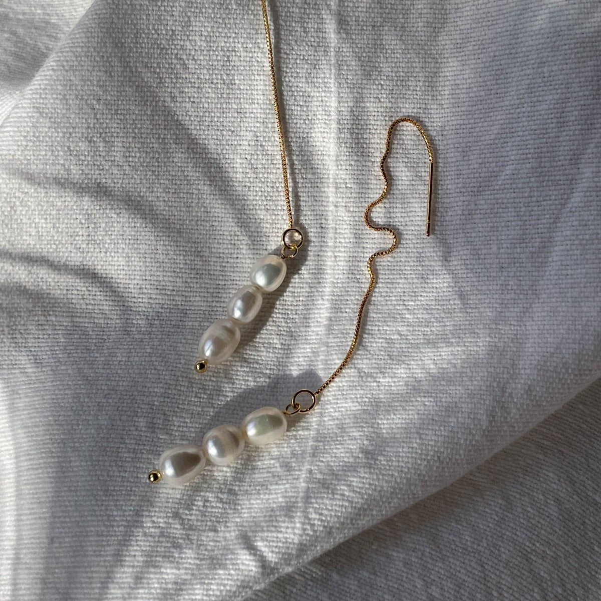 Filipa - Durchzieh-Ohrringe 14 k Gold filled (oder 925 Sterling Silber)