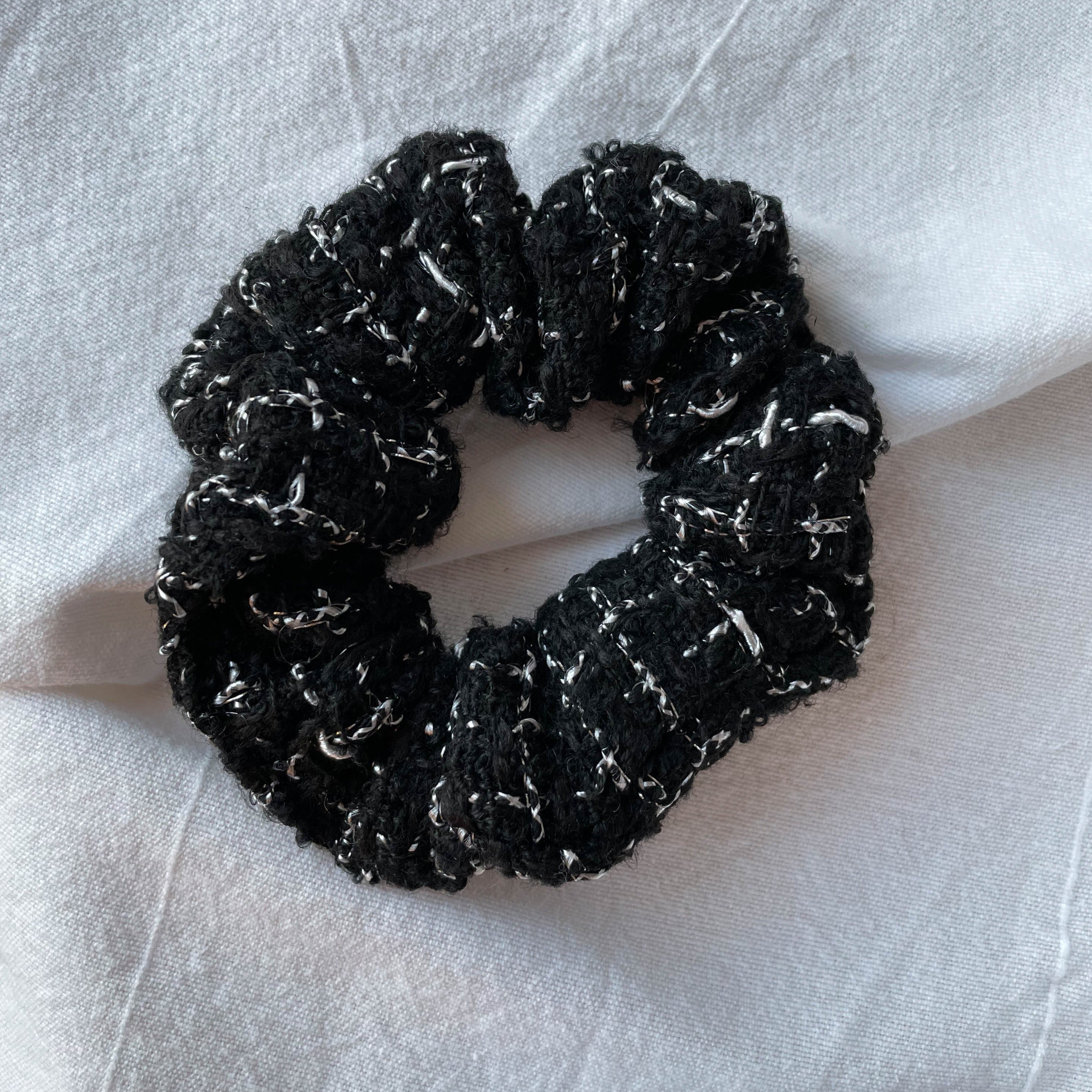 Tweed Scrunchie - Haarband (einzeln oder 2er Set)