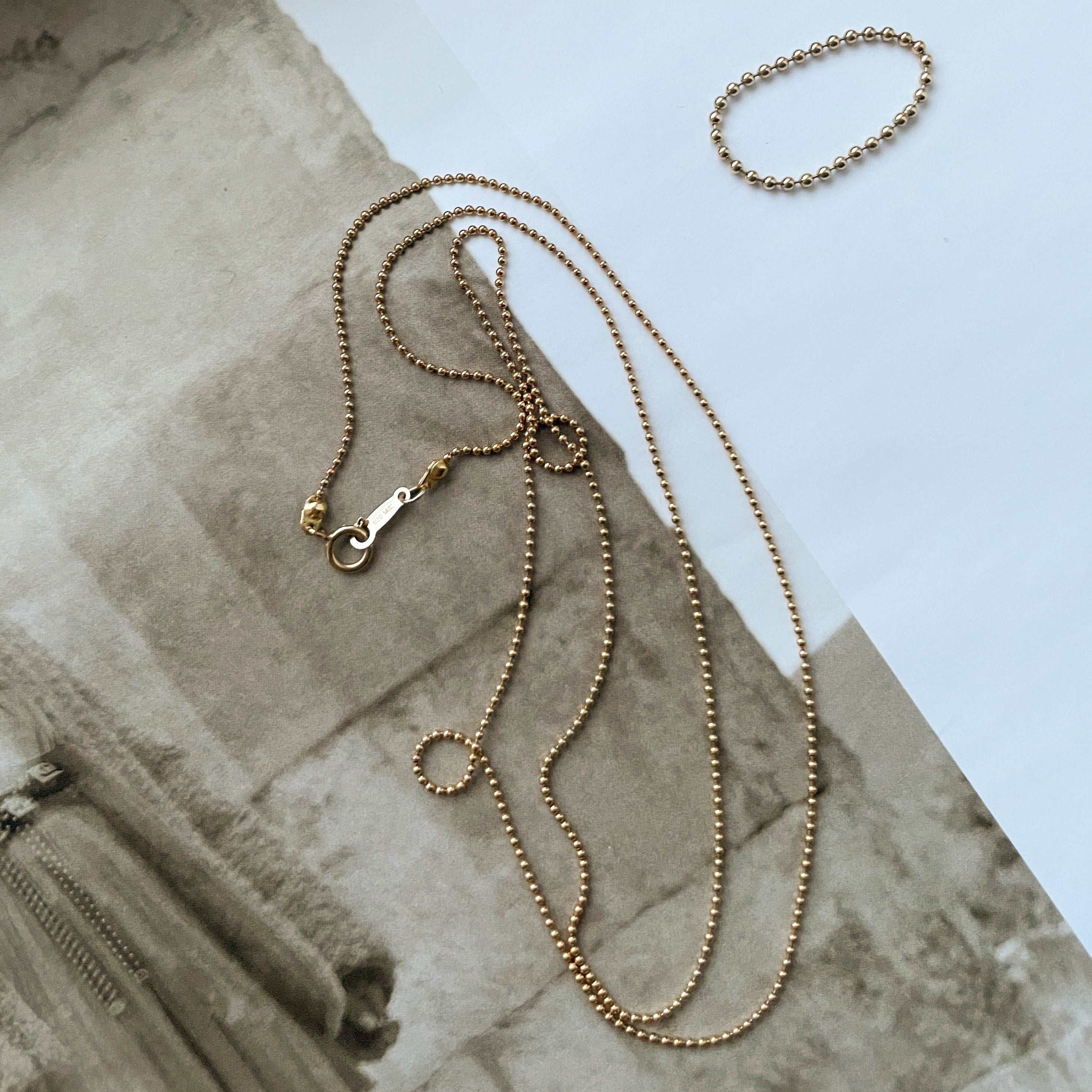Lala – Glatte Kugelhalskette 14k Gold filled