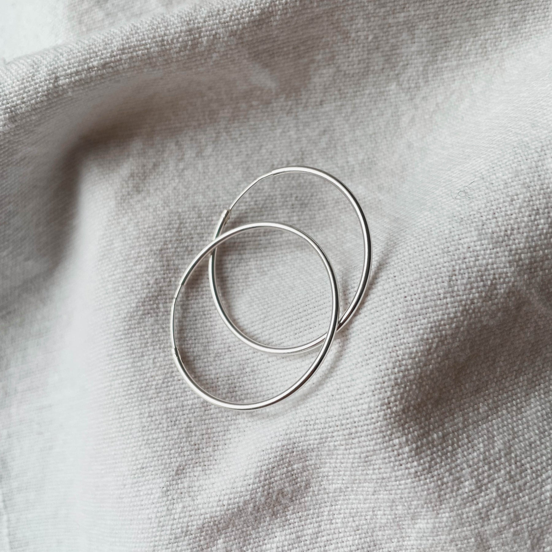 Anna - Creolen (14 k Gold filled oder 925 Sterling Silber)
