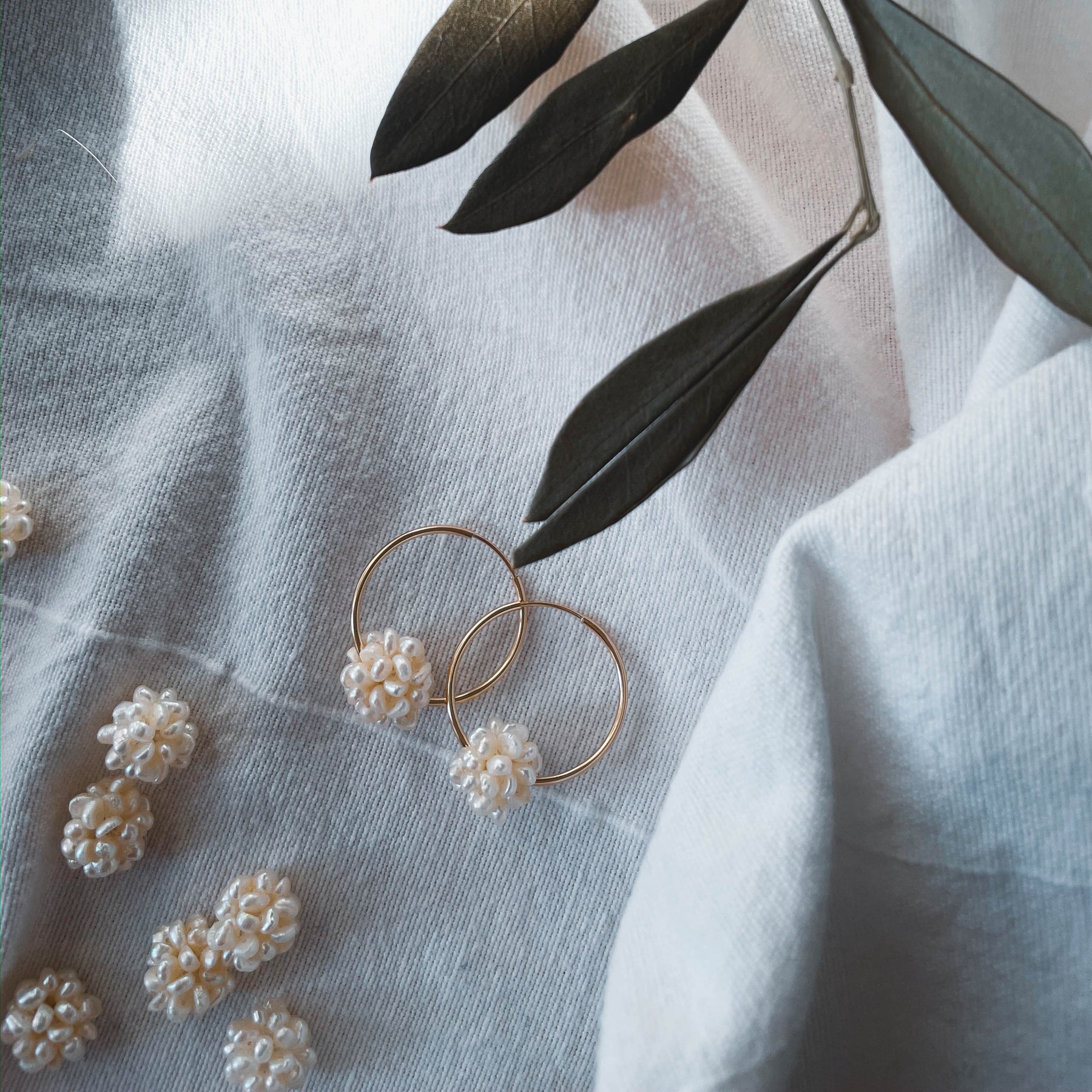 Anna - Creolen (14 k Gold filled oder 925 Sterling Silber)