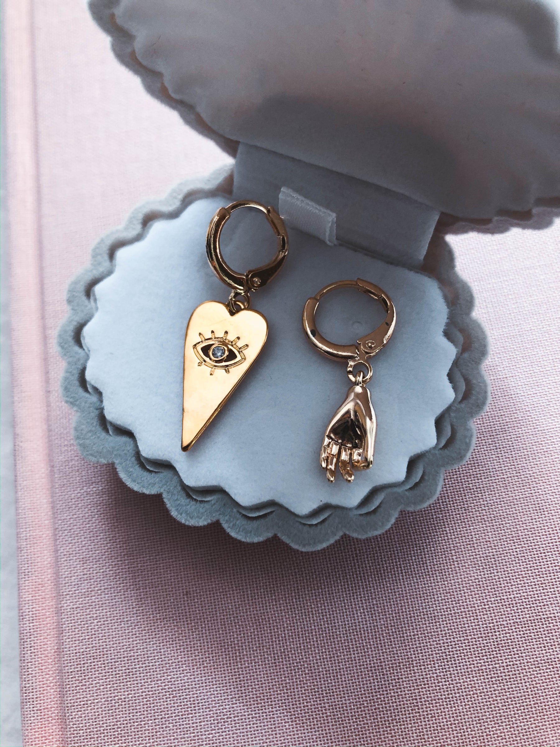 Trust & Trés Bien - 2x Mini-Hoop Ohrringe Mix&Match gold oder silber