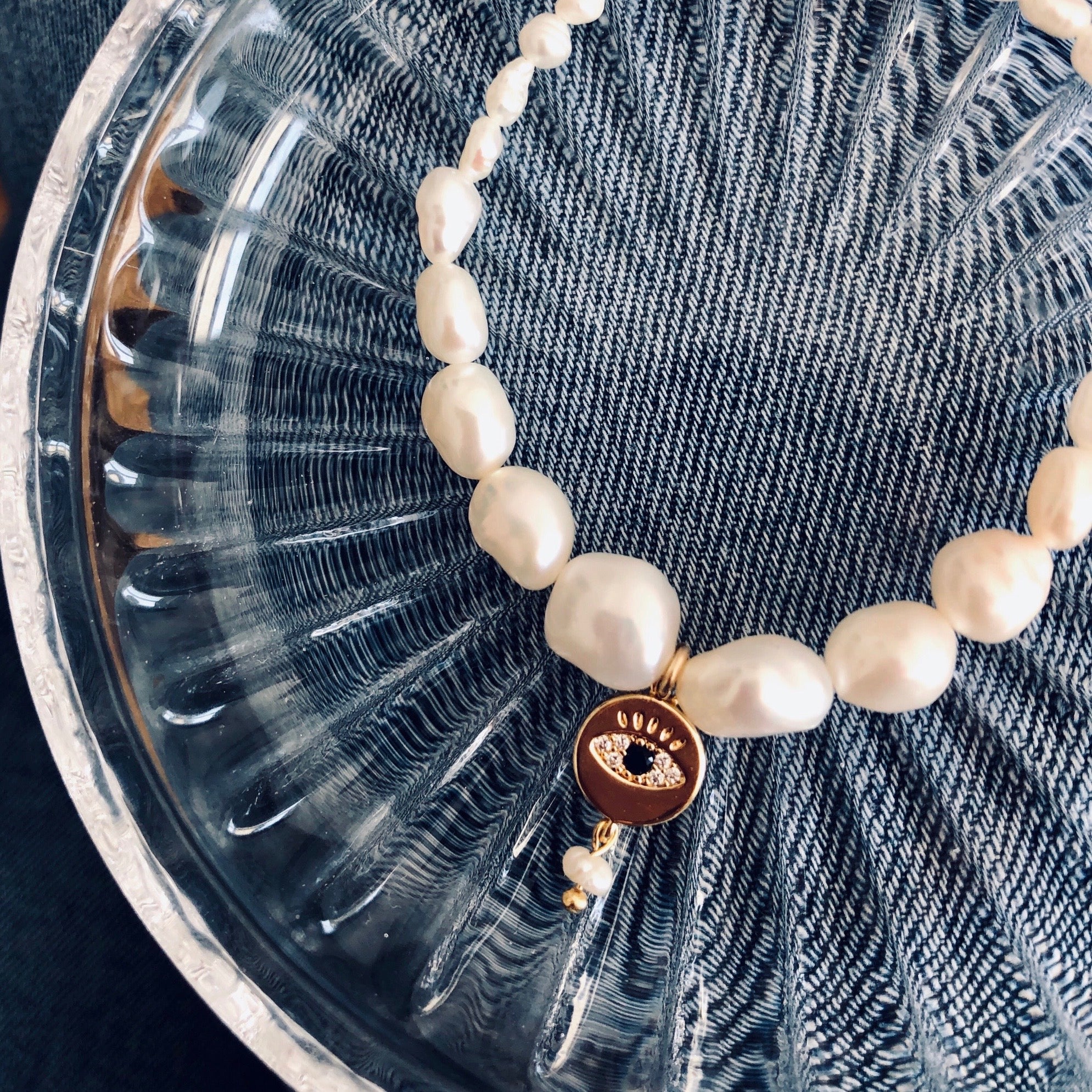 Mina - Süßwasser-Perlen-Armband