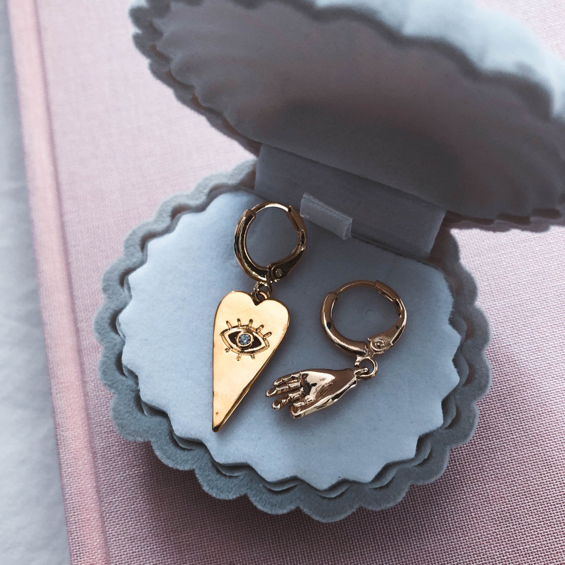 Trust & Trés Bien - 2x Mini-Hoop Ohrringe in Silber oder Gold