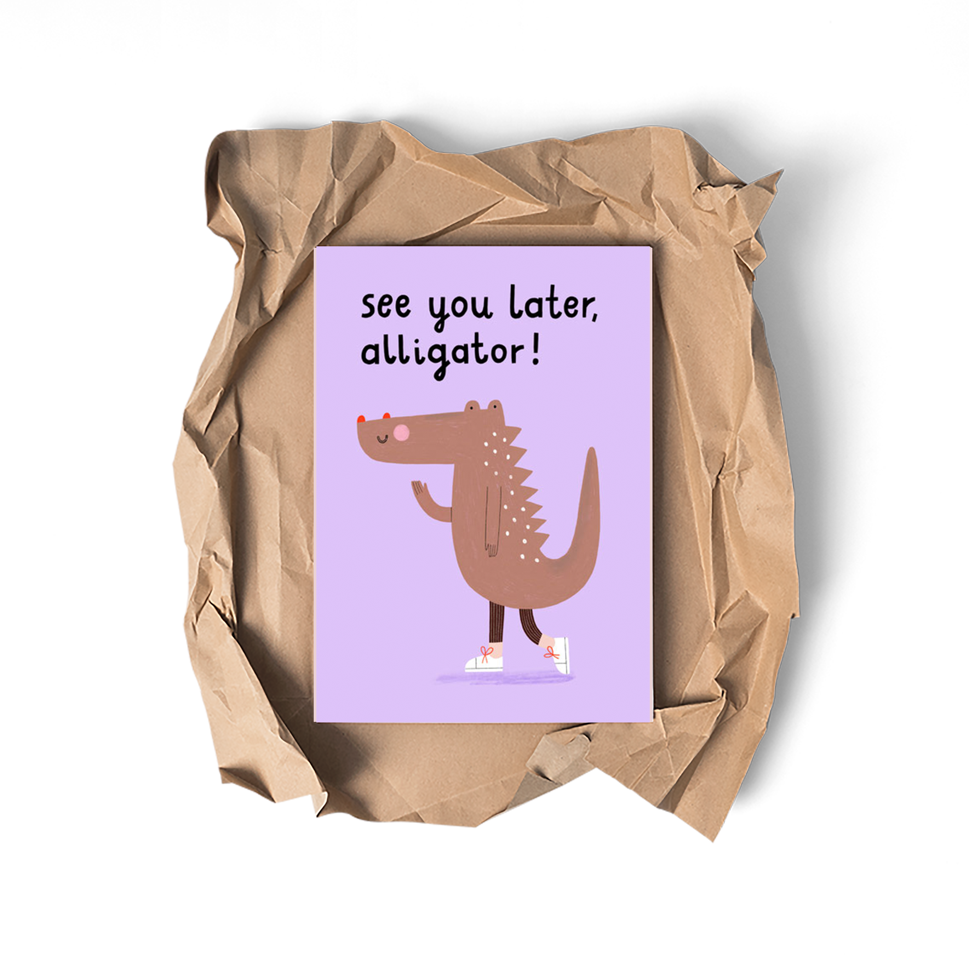 See you later, alligator - Glückwunschkarte