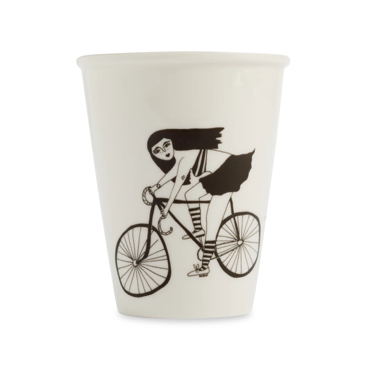 Cycling Girl – Lieblingsbecher (spülmaschinenfest)