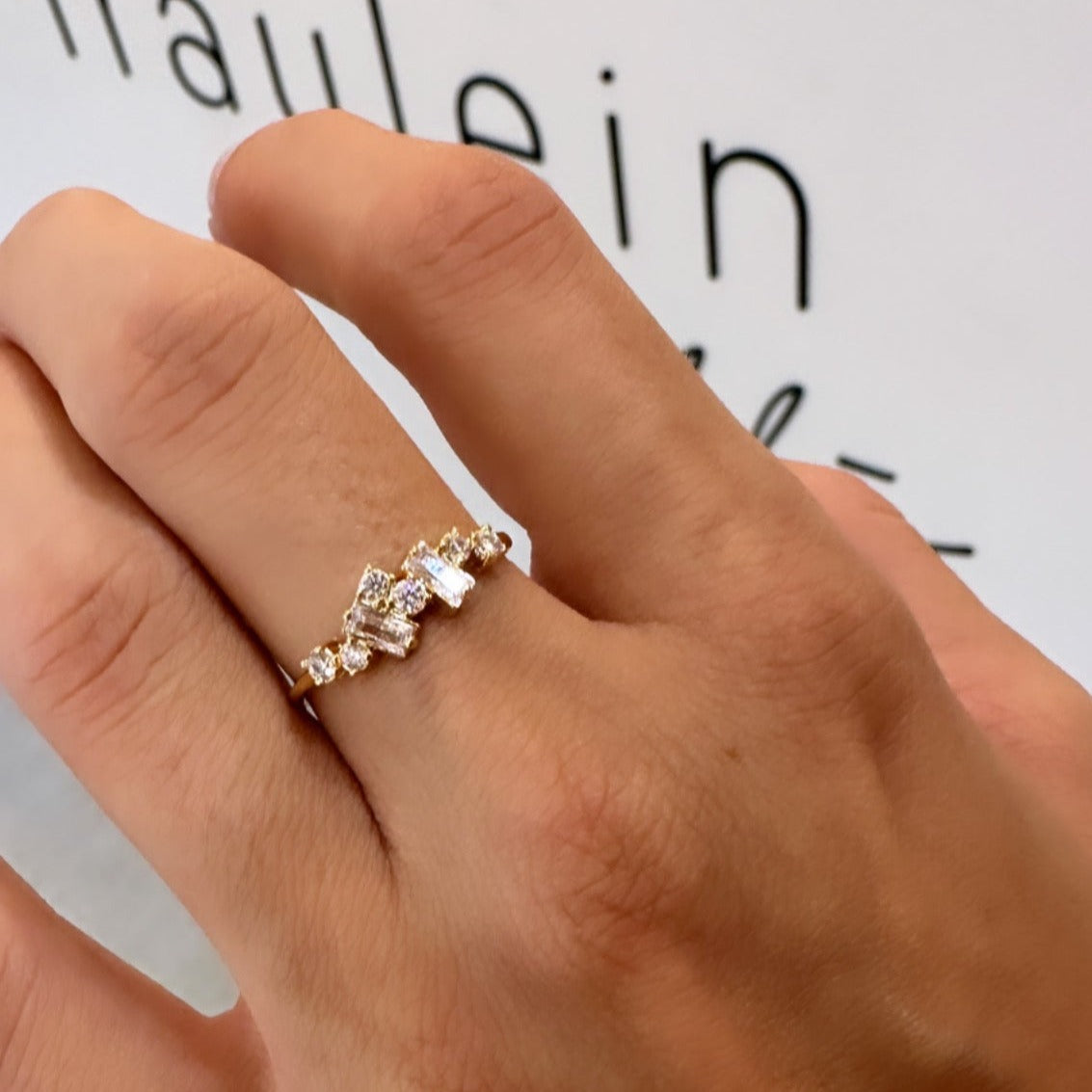 Paloma – Waben Zirkonia Ring