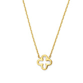 Clover – zarte Echtgold-Halskette