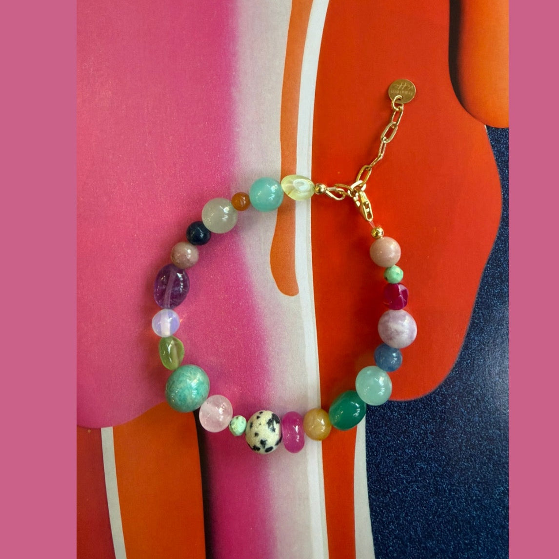 Candy Circus – Bunte Edelstein Halskette & Armband