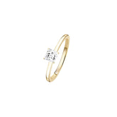 Princess Diamant Ring (Labgrown Diamond) - 750er Gold