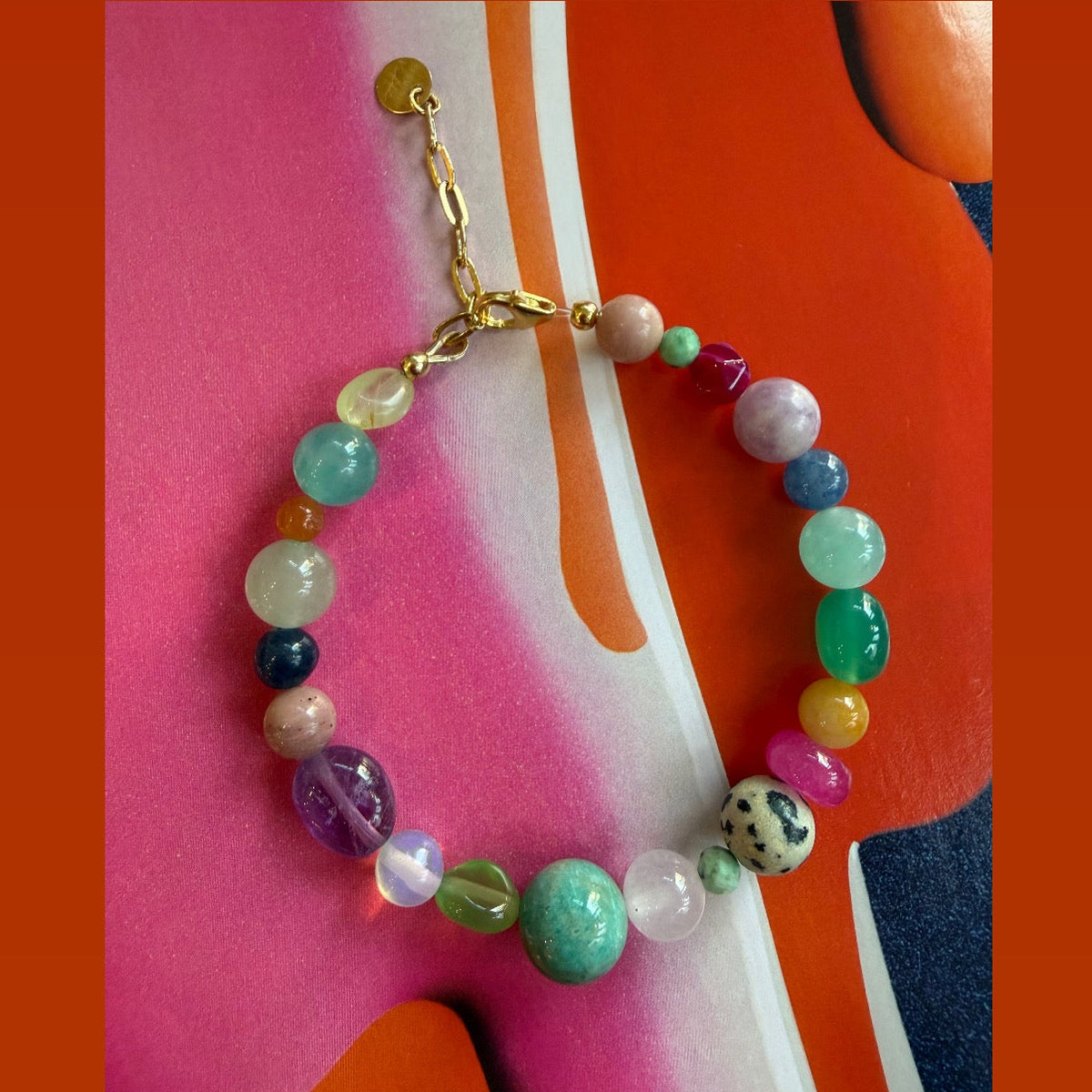 Candy Circus – Bunte Edelstein Halskette & Armband