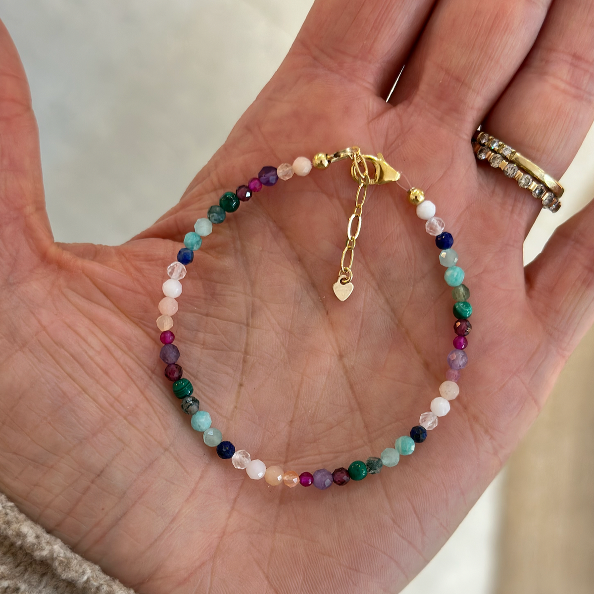 Rainbow – Edelstein-Armband