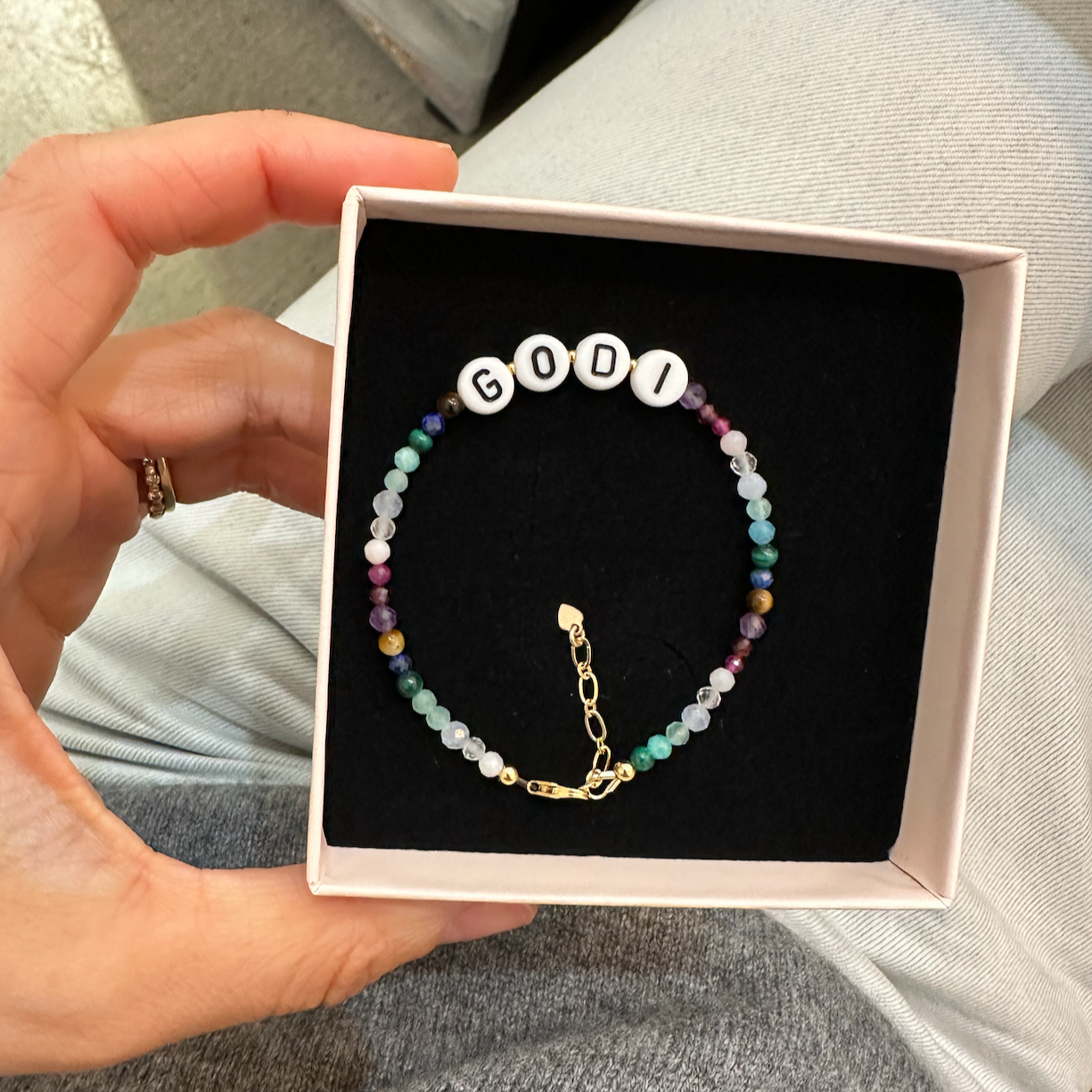 Rainbow – Edelstein-Armband