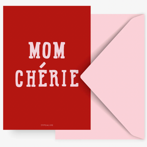 Mom Chérie - Glückwunschkarte