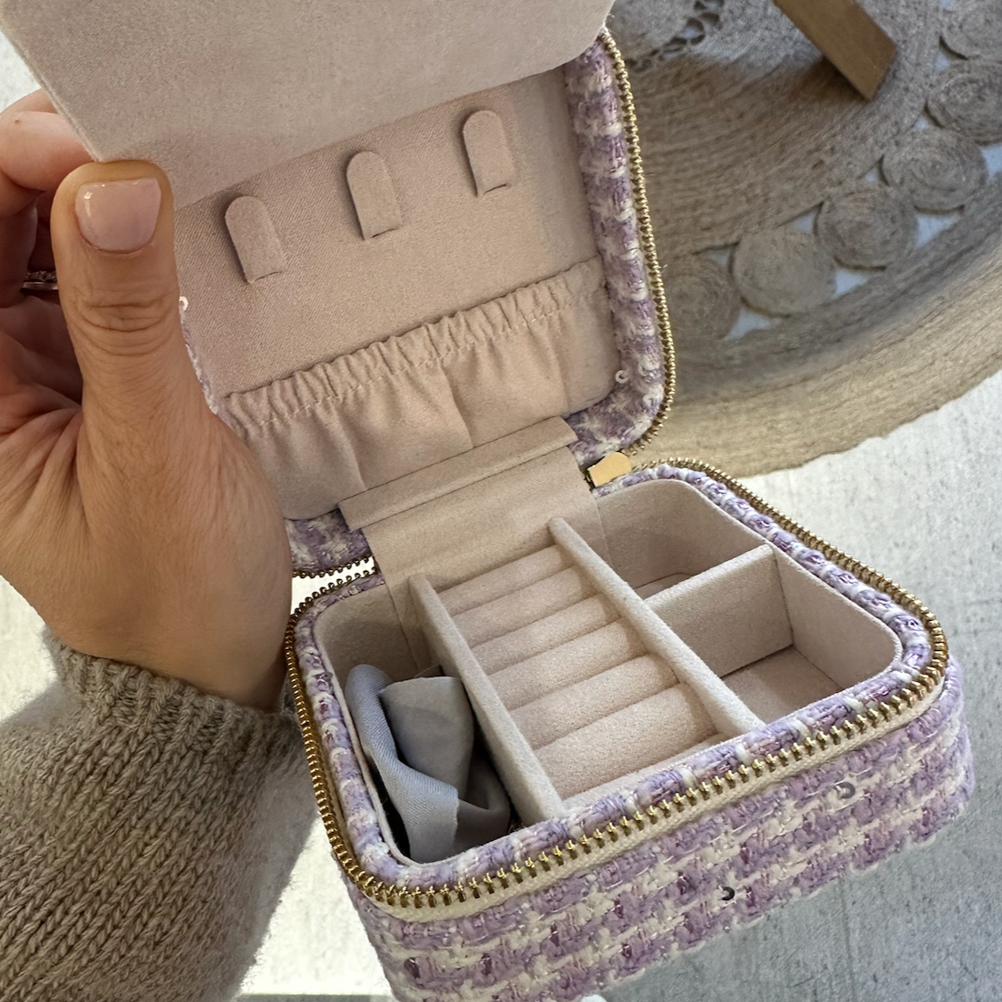 Große Travel Schmuck Box