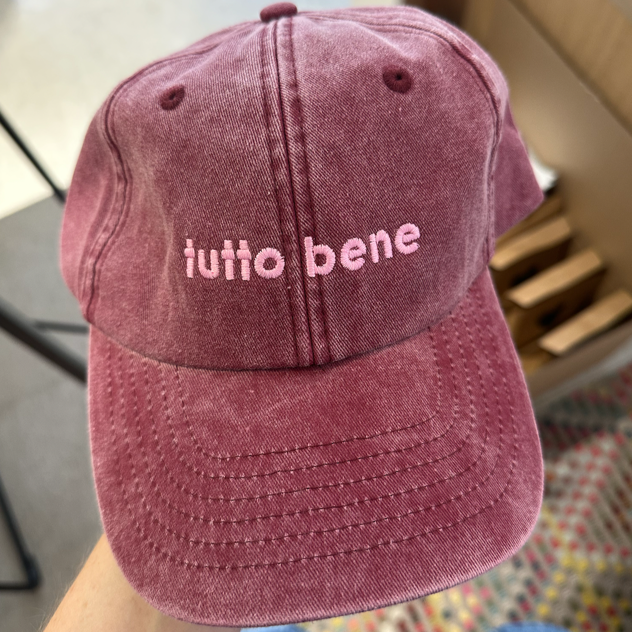 The Happy Cap – Schildkappe mit Stick