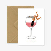 Birthday Drink - Glückwunschkarte mit Kuvert