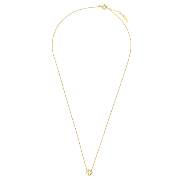 Clover – zarte Echtgold-Halskette