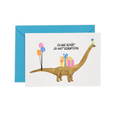 Geburtstags Dino – Glückwunsch Karte mit Kuvert