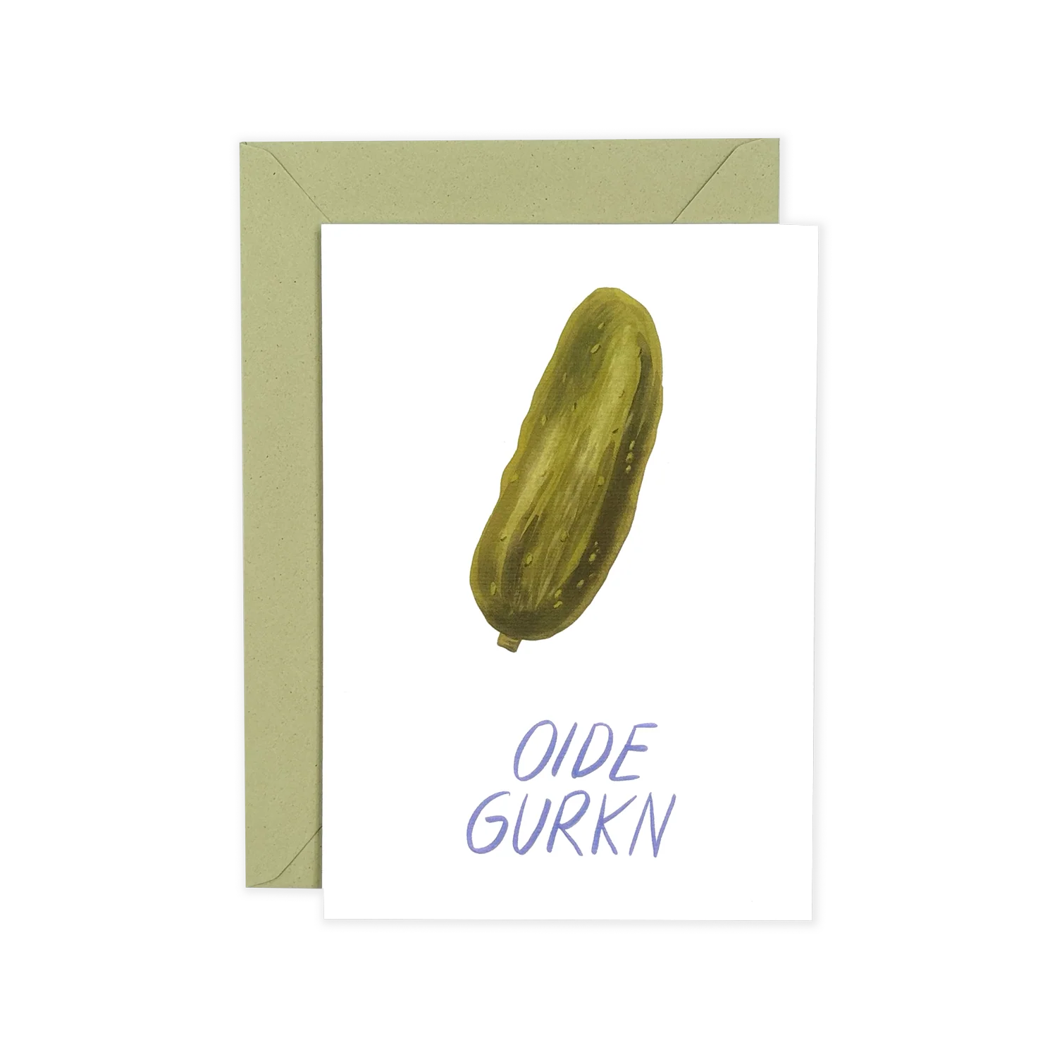 Oide Gurkn – Glückwunsch Karte mit Kuvert