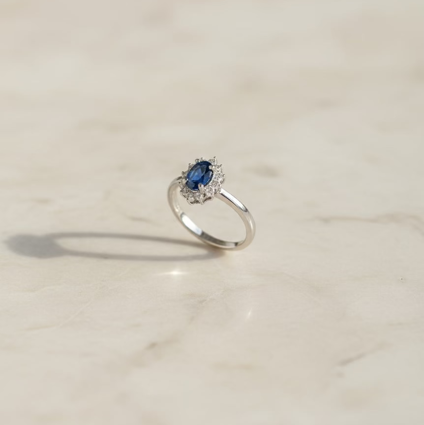 Diana – Solitär Ring 925 Sterling Silber