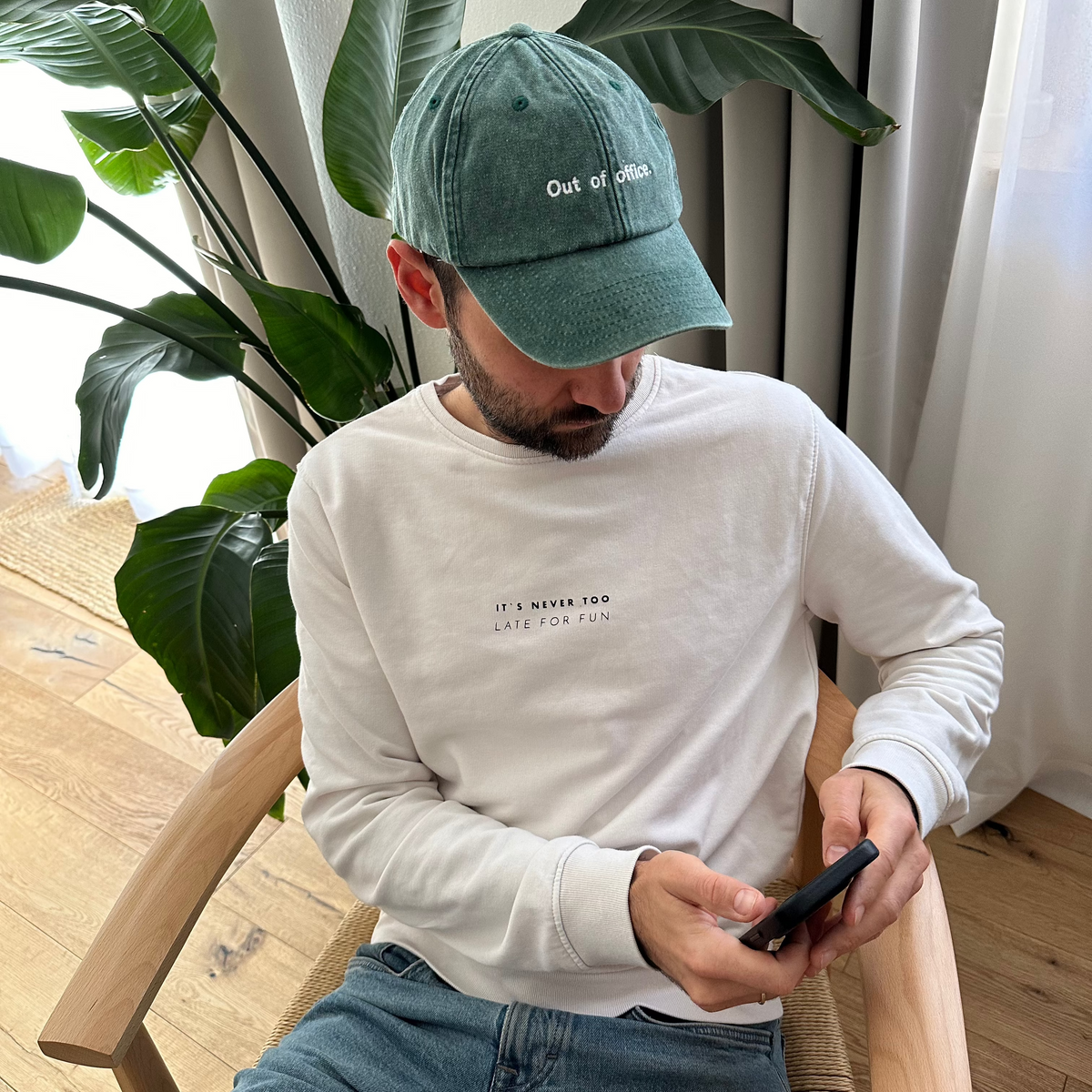 The Happy Cap – Schildkappe mit Stick