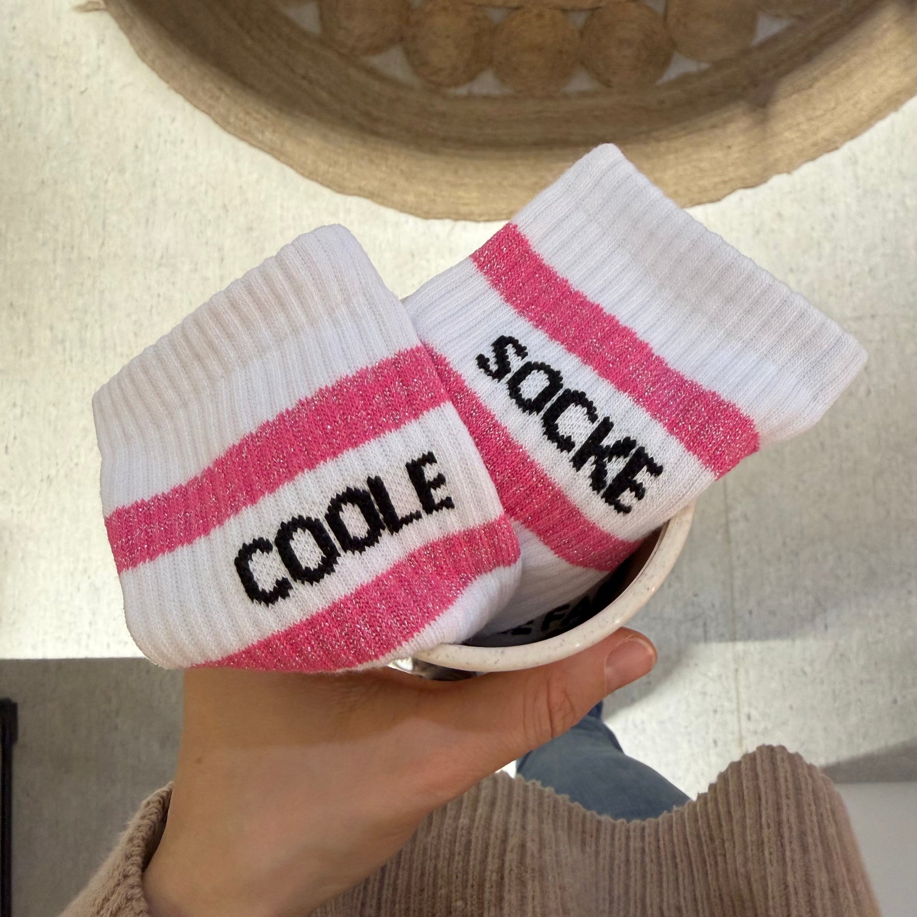 Coole Socke (für sie rosa) – Socken ADULTS