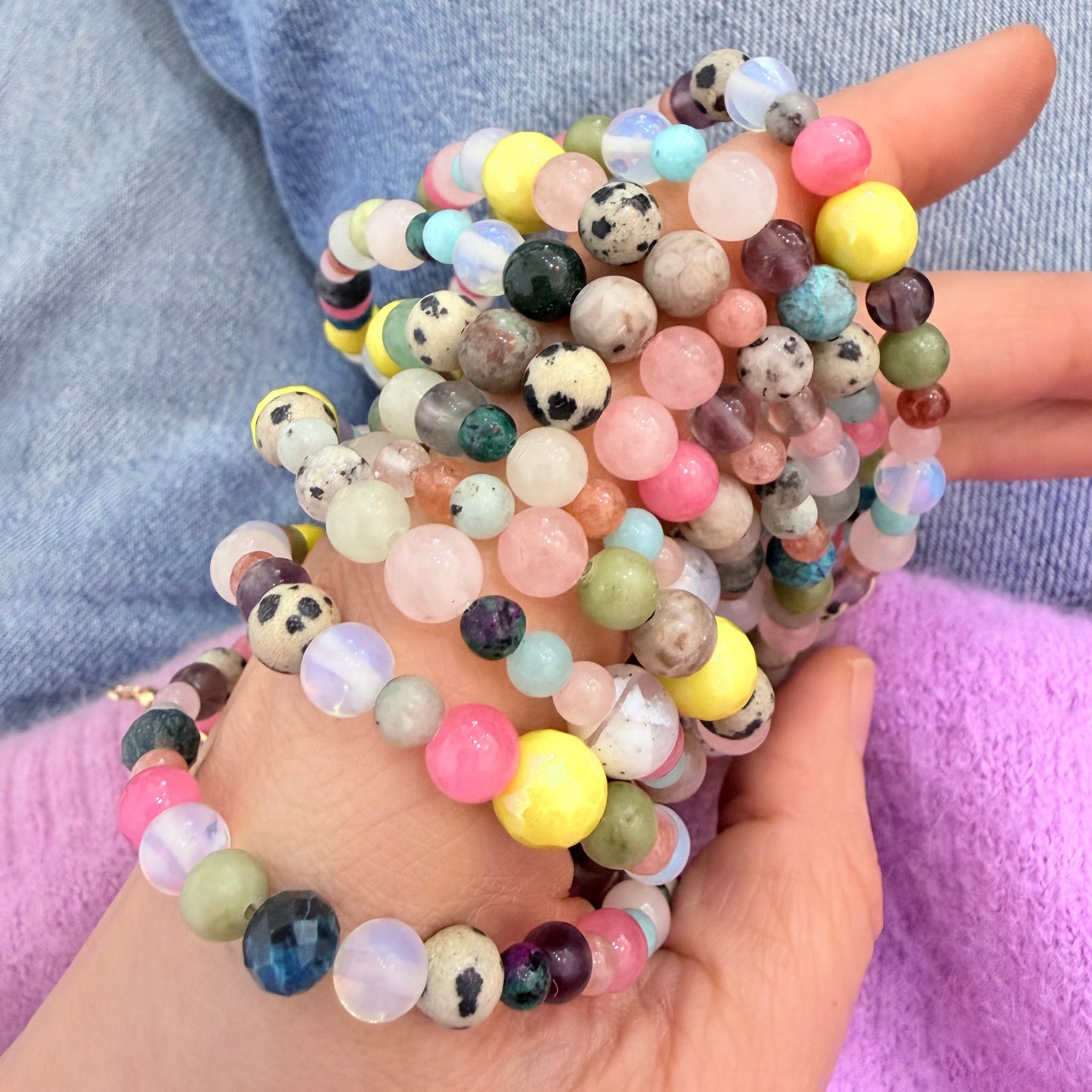 Candy Circus – Bunte Edelstein Halskette